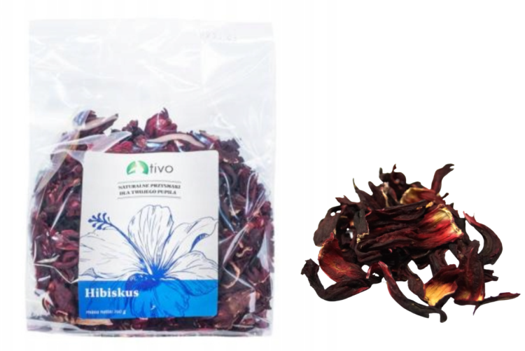 Okvětní lístky ibišku pro hlodavce – přírodní rostlinný doplněk | 100 g od ParrotPlanet.cz