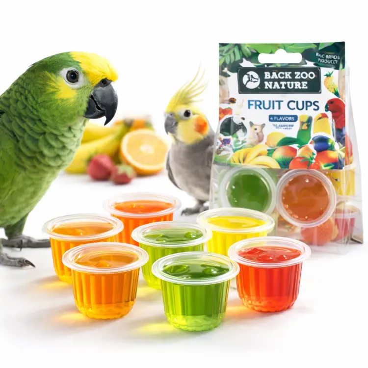 Želé pro papoušky – mix příchutí, 6 ks ParrotPlanet.cz