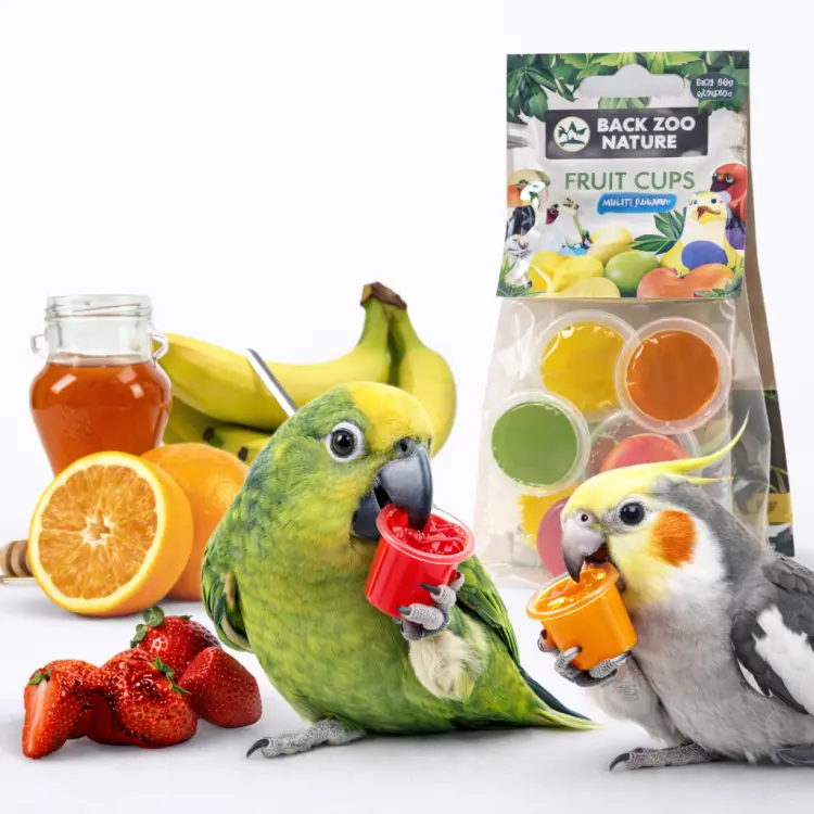 Želé pro papoušky – mix příchutí, 6 ks ParrotPlanet.cz