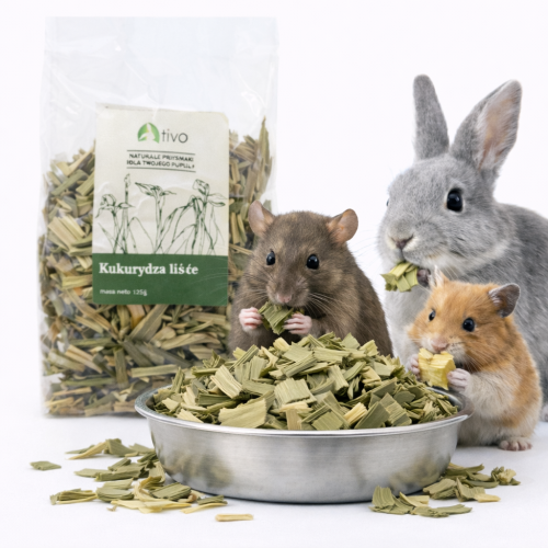 List kukuřice pro hlodavce – přírodní rostlinný doplněk | 120 g od ParrotPlanet.cz