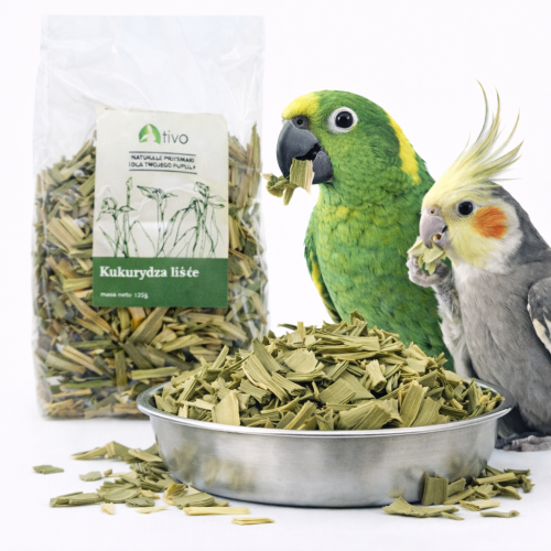 Kukuřičný list pro všechny papoušky 120 g od ParrotPlanet.cz