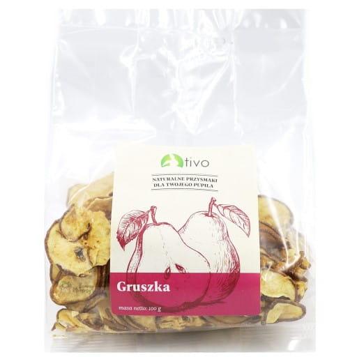 Křupavá hruška pro hlodavce – přírodní ovocný pamlsek | 100 g  od ParrotPlanet.cz