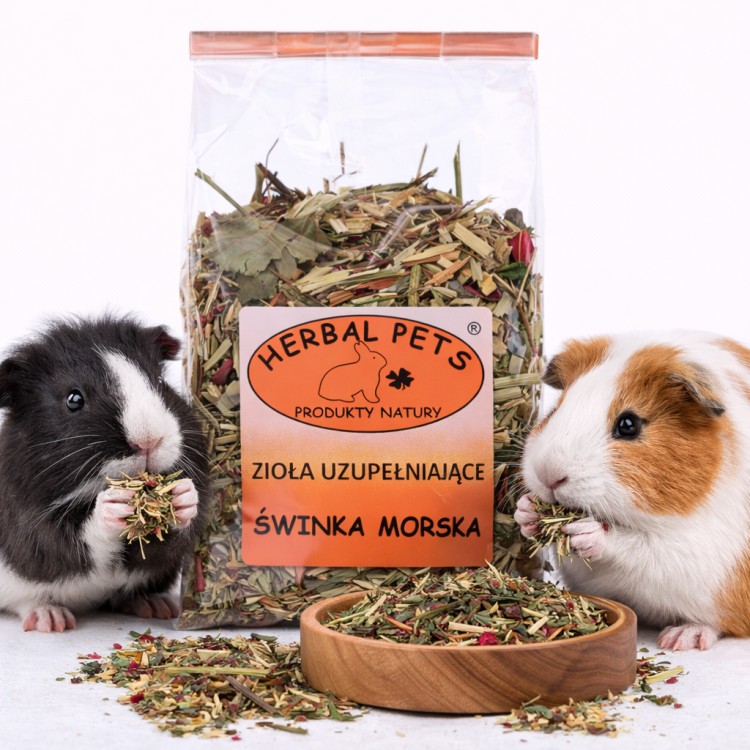Doplňkové bylinky pro morčata – přírodní péče o zdraví vašeho mazlíčka 100 g od ParrotPlanet.cz