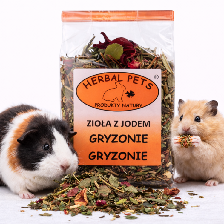 Byliny s jodem pro králíky a hlodavce – přírodní podpora zdraví a trávení 50 g od ParrotPlanet.cz