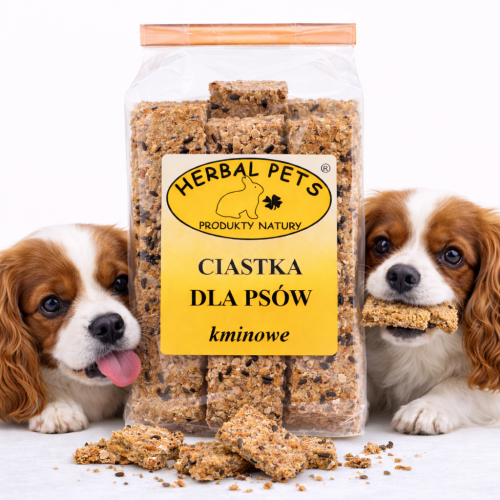 Sušenky s černým kmínem pro psy – přírodní pamlsek a podpora zdraví 160 g od ParrotPlanet.cz