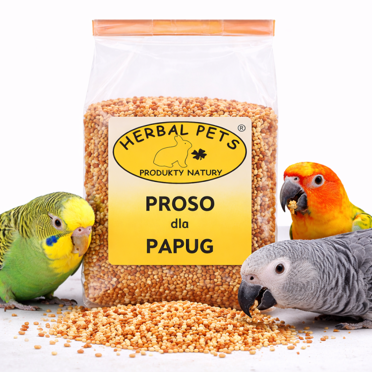 Herbal Pets - Proso pro papoušky od parrotplanet.cz