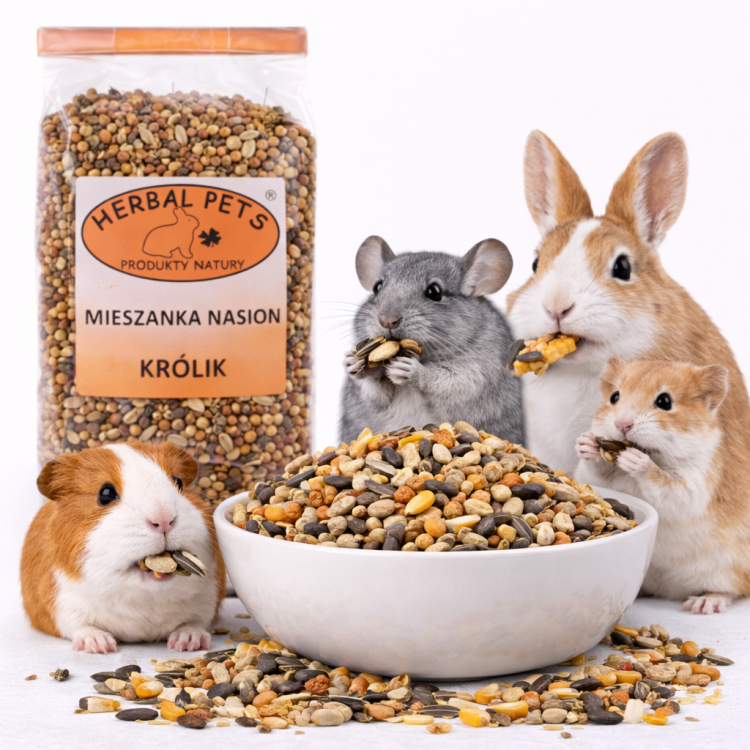 Směs semen pro králíky – přírodní podpora zdraví 150 g od ParrotPlanet.cz