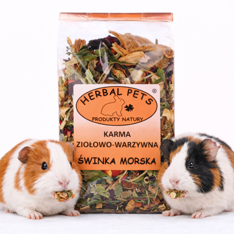 Bylinné a zeleninové krmivo pro morčata – přírodní podpora zdraví vašeho mazlíčka 150 g od ParrotPlanet.cz