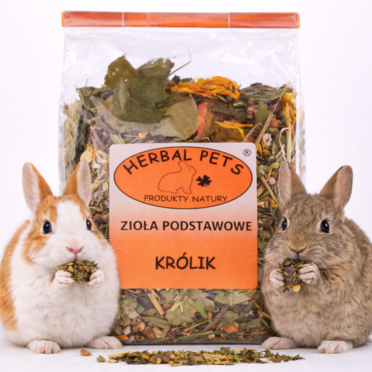Základní byliny pro králíky – přírodní podpora zdraví a imunity 125 g od ParrotPlanet.cz