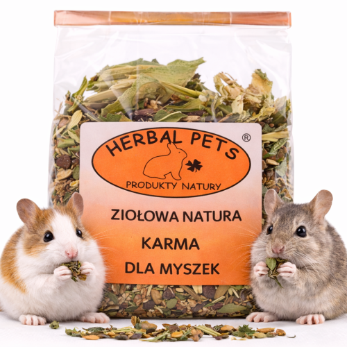 Bylinná příroda – Krmivo pro myši – Přírodní směs podporující zdraví a vitalitu 150 g od ParrotPlanet.cz
