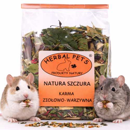 Přírodní bylinná a zeleninová směs „Natura Krysy“ pro zdraví a energii krys 150 g od ParrotPlanet.cz