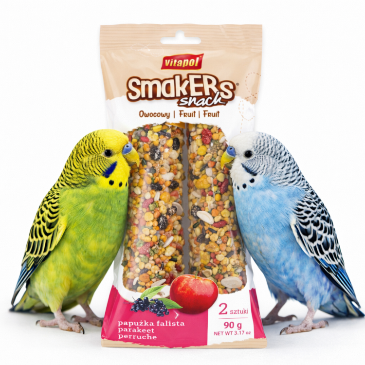 VVitapol - Ovocné pamlsky pro vlnkované papoušky v fólii, 2 ks - 90 g od ParrotPlanet.cz
