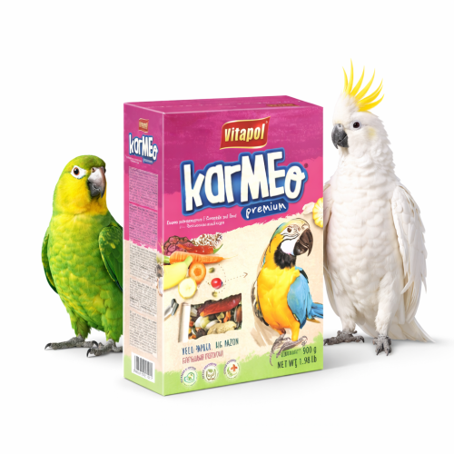 Vitapol Karmeo – Kompletní krmivo pro papoušky 900 g od ParrotPlanet.cz
