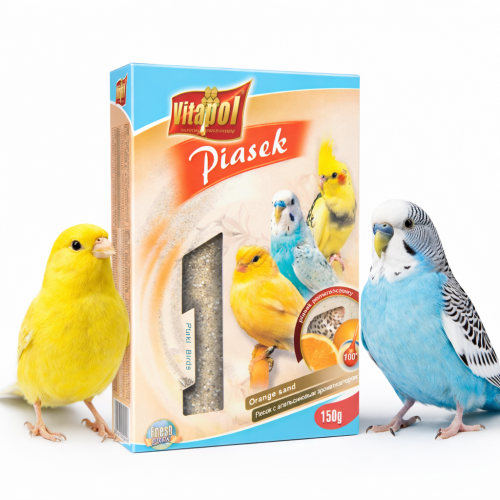 Vitapol Písek pro ptáky – pomerančový 1,5 kgod ParrotPlanet.cz