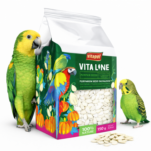 Vitapol VITALINE - Dýňová semínka pro všechny papoušky 150 g od ParrotPlanet.cz