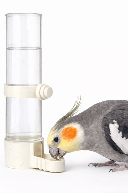 Napáječka, napáječka na vodu pro papoušky a jiné ptáky 130 ml od ParrotPlanet.cz