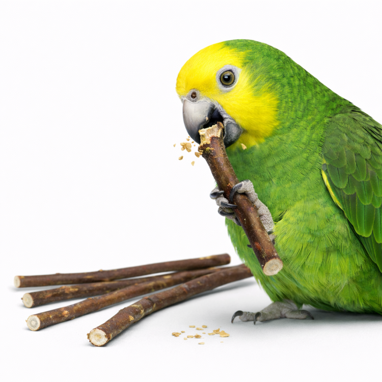 Dřevěné tyčinky pro všechny papoušky – 18 cm, 20 kusůod ParrotPlanet.cz