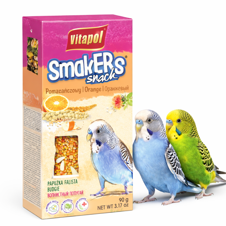Vitapol – pomerančové pamlsky pro vlnkované papoušky, 2 ks, 90 g od ParrotPlanet.cz