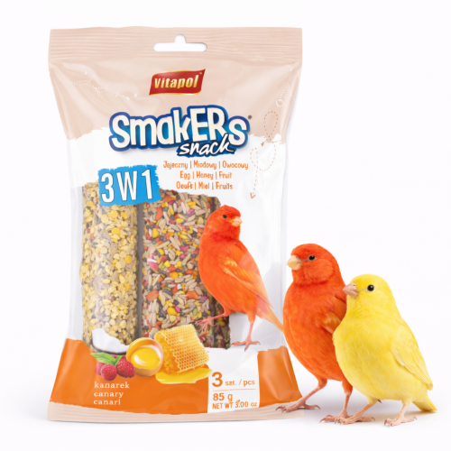 Vitapol - Smakers 3 v 1 pro kanárky v fólii - 3 ks - 85 g od ParrotPlanet.cz