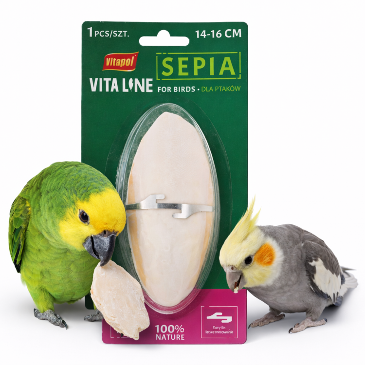 Vitapol Vitaline Sepia s držákem - 14-16 cm od ParrotPlanet.cz