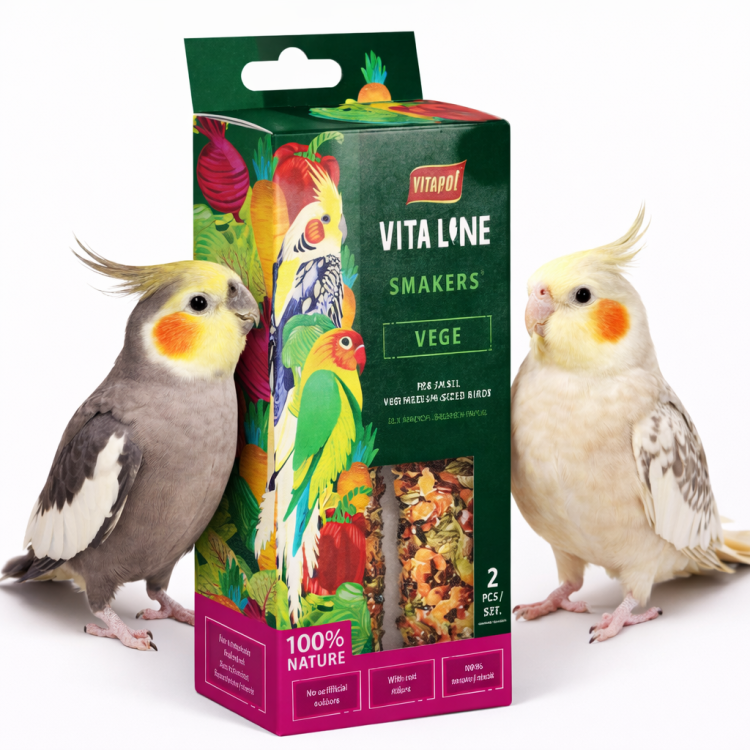 Vitapol | VITALINE Smakers Vege | Kukuřice pro malé a střední papoušky od ParrotPlanet.cz