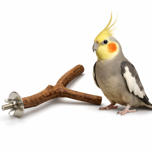 Dvojitá dřevěná tyč – pro malé a střední papoušky, průměr 2,5 cm, délka 20 cm od ParrotPlanet.cz