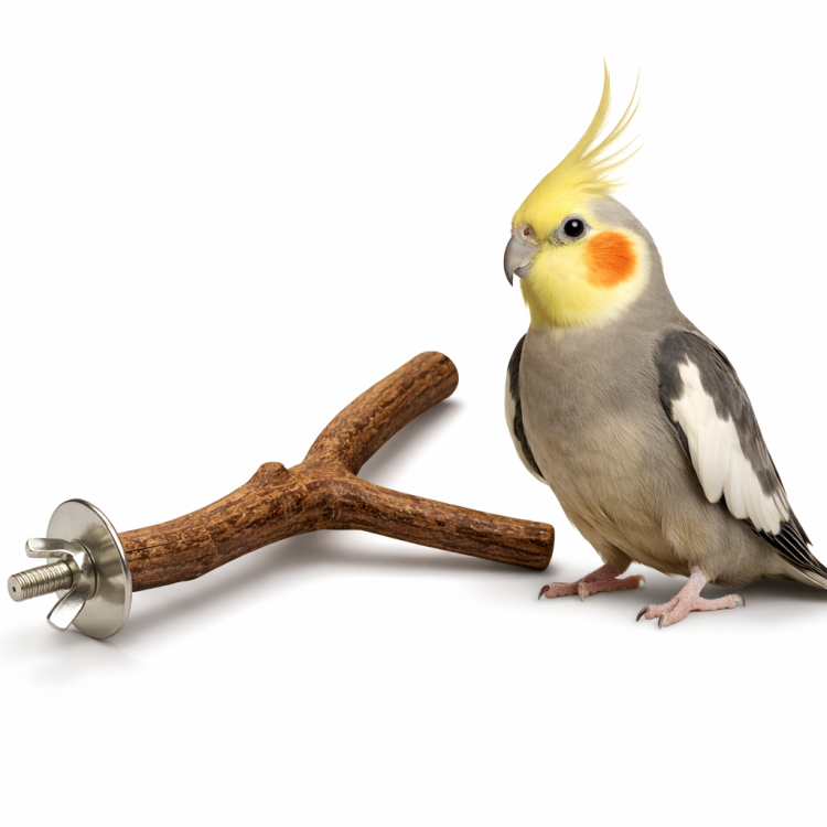 Dvojitá dřevěná tyč – pro malé a střední papoušky, průměr 2,5 cm, délka 20 cm od ParrotPlanet.cz