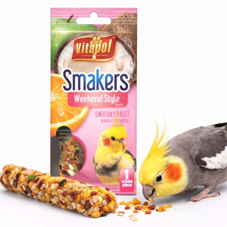 Vitapol - Smakers pro nymfy ovocné - weekend style 45 g od ParrotPlanet.cz