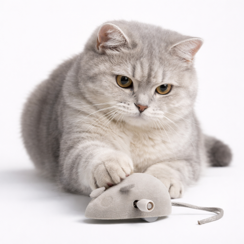 NAVÍCÍ MYŠ | Hračka pro kočky | 7 cm od ParrotPlanet.cz