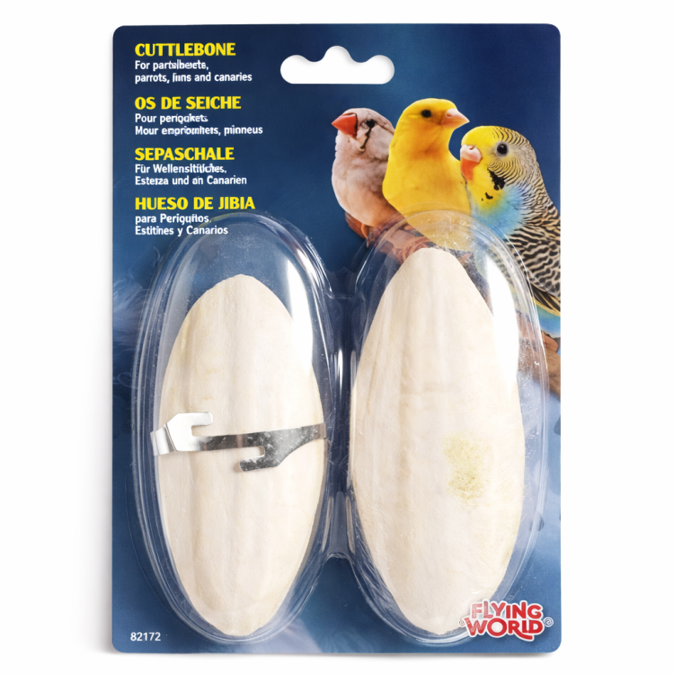 Sepia Mineral 12,5 cm 2 sztuki – Naturalne Źródło Wapnia dla Wszystkich Papug od ParrotPlanet.pl