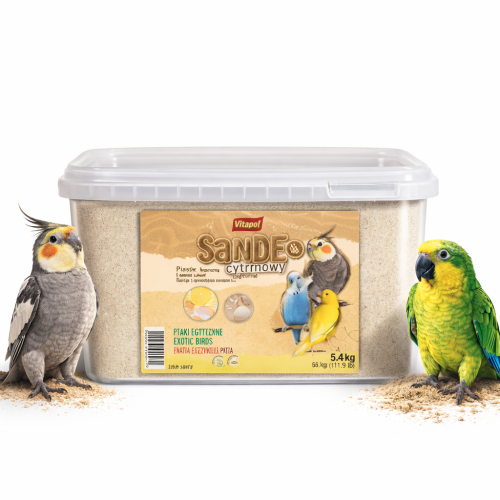 Vitapol Písek pro ptáky – citronový, kbelík 5,4 kgod ParrotPlanet.cz