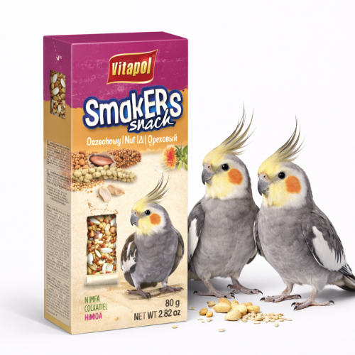 Vitapol - Smakers ořechový pro NIMF 2 ks 90 g od ParrotPlanet.cz