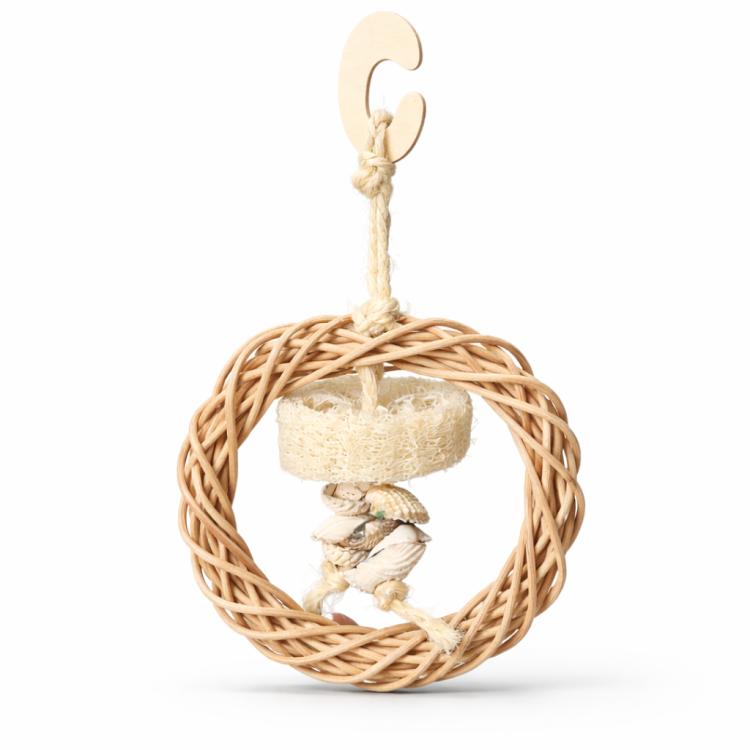 Ratanové kolečko  – hračka pro všechny papoušky od ParrotPlanet.cz