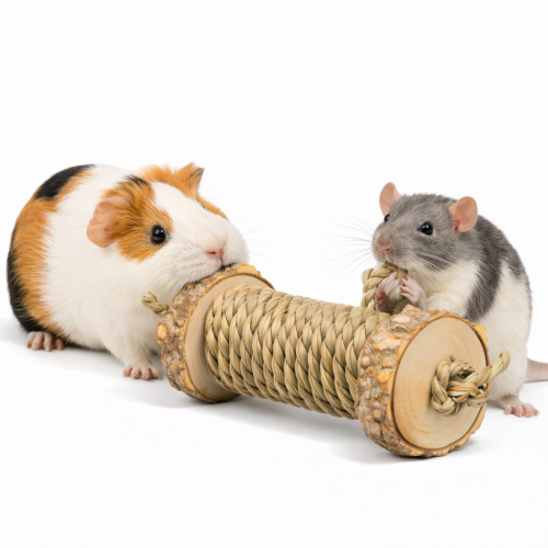 Přírodní rolka | hračka do tlapky z mořské trávy pro papoušky od ParrotPlanet.cz