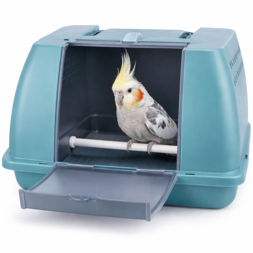Transporterka niebieska - dla małych i średnich papug od ParrotPlanet.pl