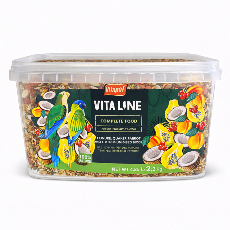 Vitapol Vitaline – krmivo pro konury, mnichy a jiné střední papoušky 2,2 kg  od ParrotPlanet.cz