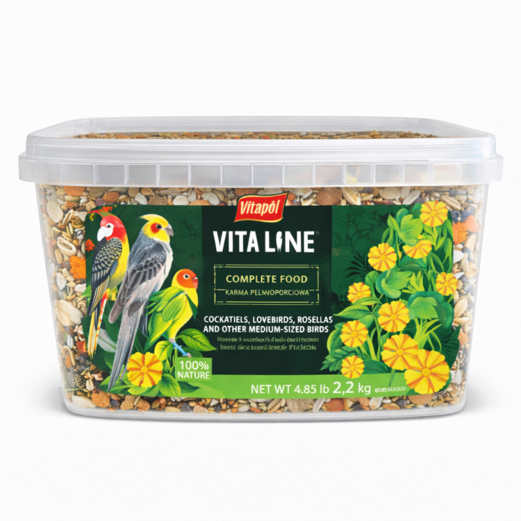 Vitapol Vitaline - krmivo pro nimfy a jiné střední papoušky 2,2 kg od ParrotPlanet.cz