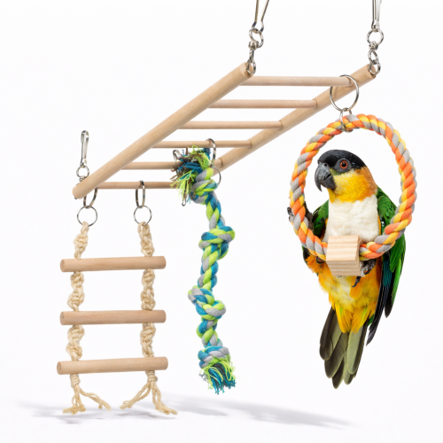 Sky Walker – závěsné hřiště – pro malé a střední papoušky od ParrotPlanet.cz