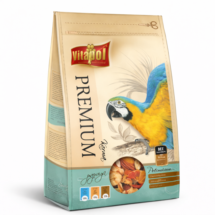 Vitapol Premium – směs pro velké papoušky 750 g od ParrotPlanet.cz