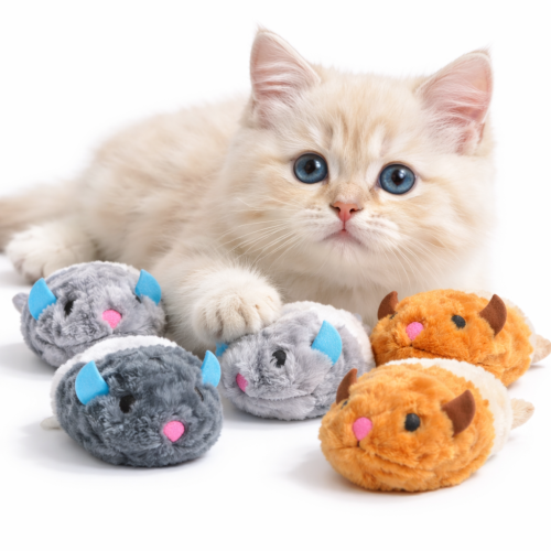 Sada 12 plyšových hraček pro kočkyo d ParrotPlanet.cz