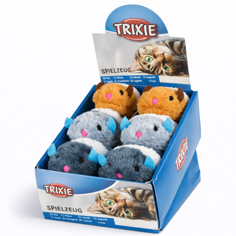 Sada 12 plyšových hraček pro kočkyo d ParrotPlanet.cz