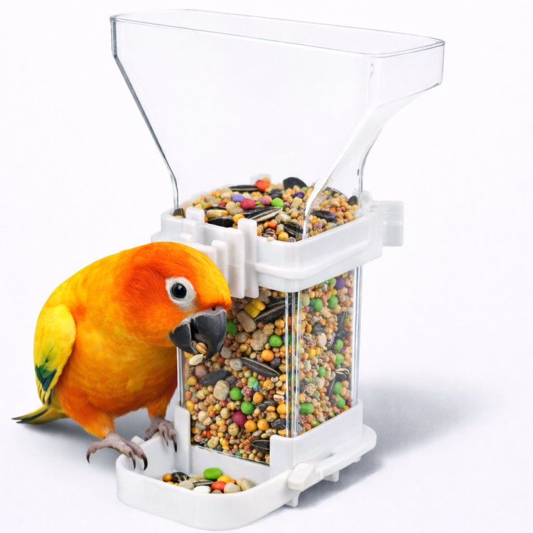 Krmítko | Nasypné krmítko | Miska pro papoušky a jiné exotické ptáky 150 ml od ParrotPlanet.cz