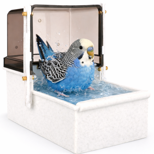 Bazén připevněný ke kleci pro střední a malé papoušky nebo jiné exotické ptáky  od ParrotPlanet.cz