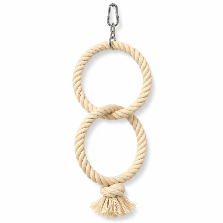 Houpací obruč - pro malé a střední papoušky od ParrotPlanet.cz