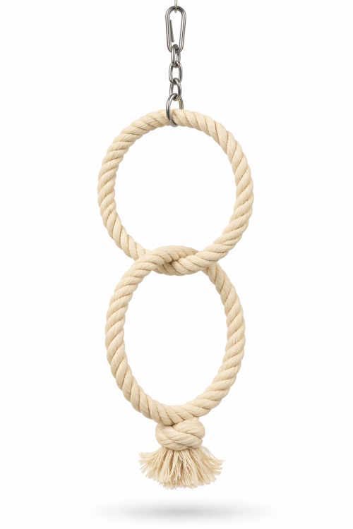 Houpací obruč - pro malé a střední papoušky od ParrotPlanet.cz