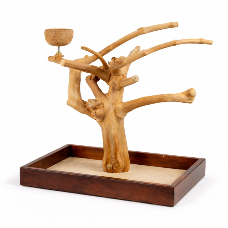 Drzewko JAVA z podstawą - dla średnich i małych papug  od parrotPlanet.pl