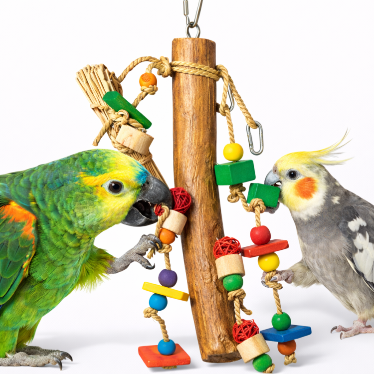 Hůl radosti 65 cm  – hračka pro všechny papoušky od ParrotPlanet.cz