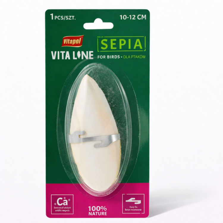 Vitapol Vitaline Sepia  s držákem -  10-12 cm od ParrotPlanet.cz