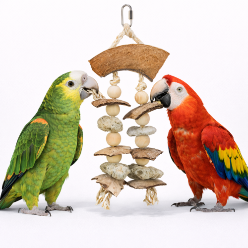 Kokos na prázdninách L – výjimečná hračka pro střední a velké papouškyod ParrotPlanet.cz