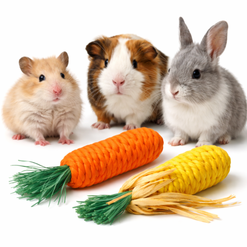 Jarní svačina XL – přírodní křupavá hračka pro hlodavce (2 ks) od ParrotPlanet.cz